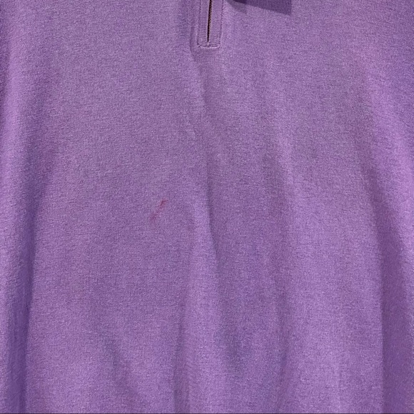 ROBERT GRAHAM ‘WALKENFUSS’ 1/4 ZIP CLASSIC LONG SLEEVE KNIT-CASHMERE/SILK/COTTON - Picture 10 of 11